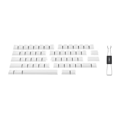 HHKB Studio Snow Keycaps - White Keycap Set in Blank or Stamped - HHKB