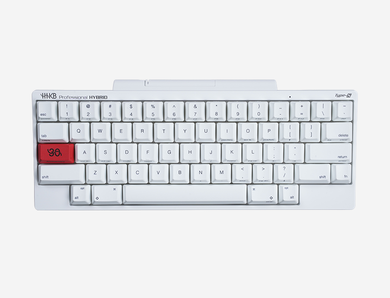 Professional Hybrid Type-S with 30th Anniversary keys in Snow - HHKB