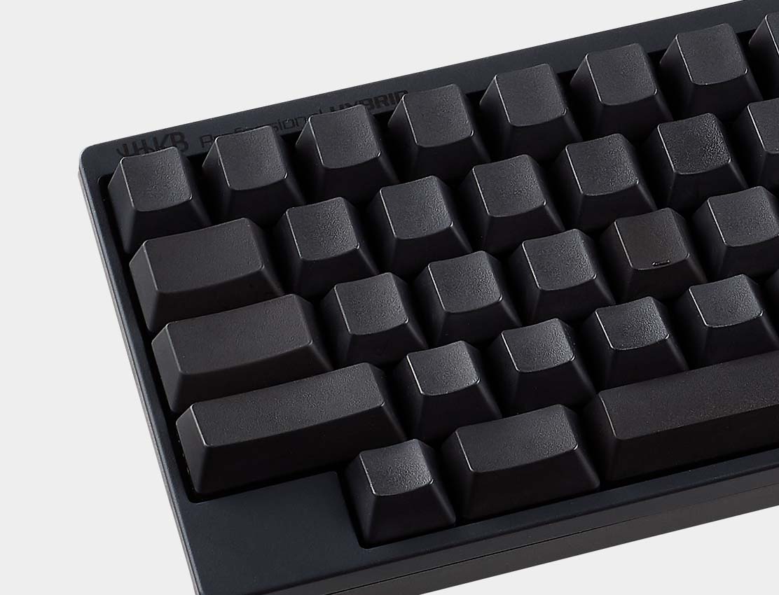 HHKB Professional Hybrid Type-S (Charcoal / Blank Key Caps) - 60 