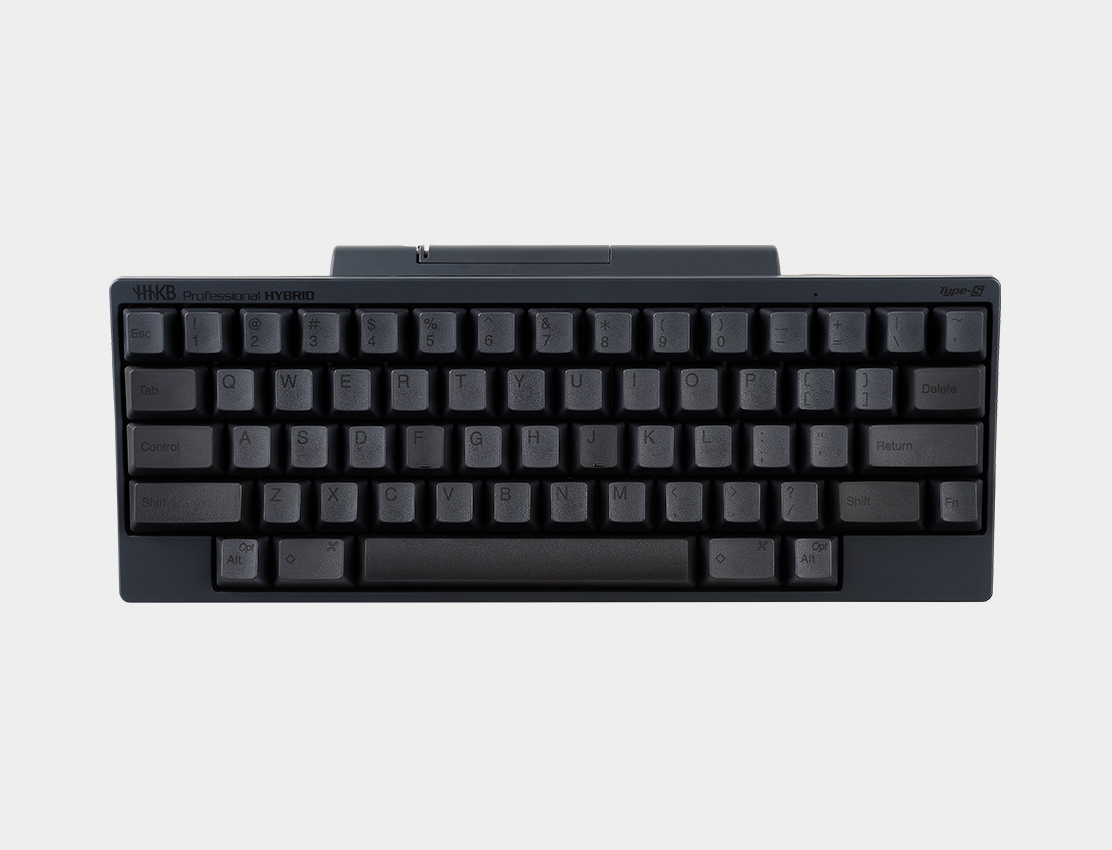 HHKB Professional Hybrid Type-S (Charcoal / Stamped Key Caps) - 60 