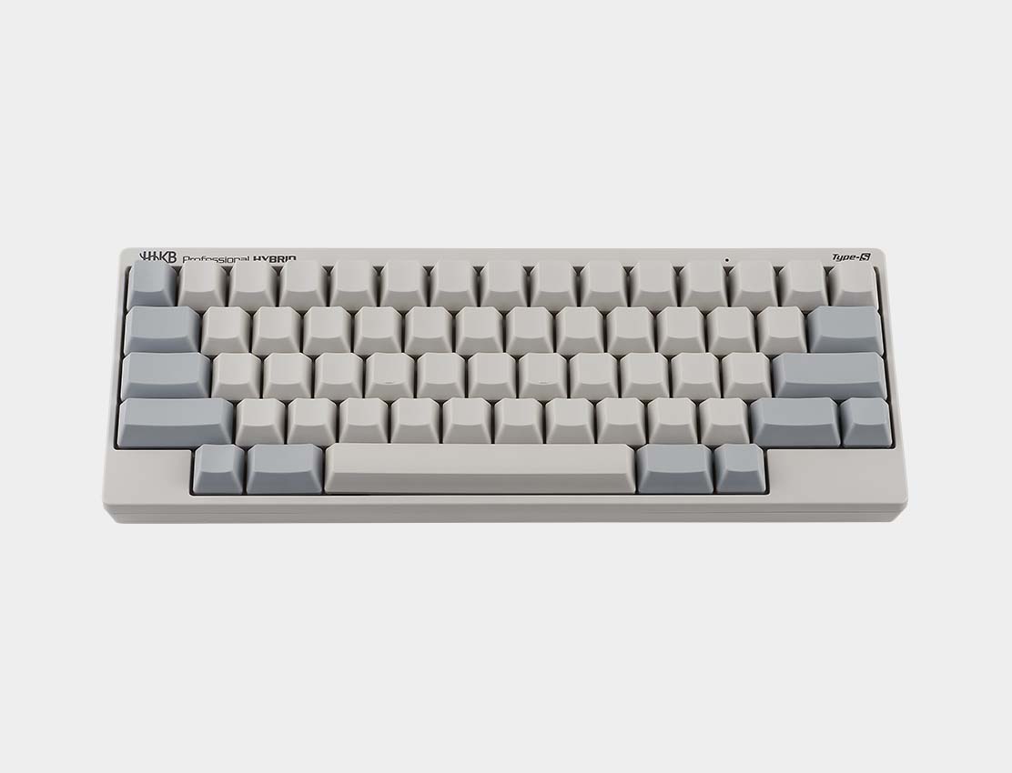 HHKB Professional Hybrid Type-S (Snow / Stamped Key Caps) - 60 