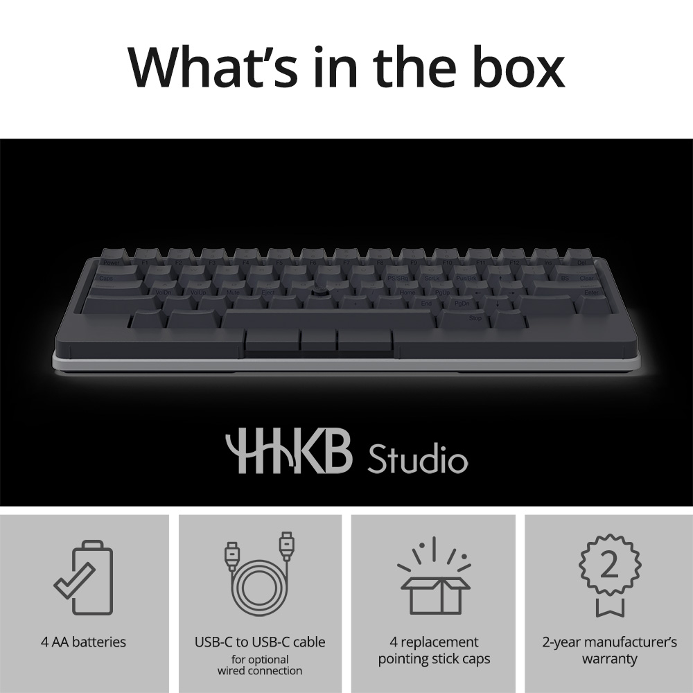 HHKB studio パームレスト付き US配列 ほぼ未使用英語配列